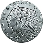 1 ozt. Silver Incused Indian Round